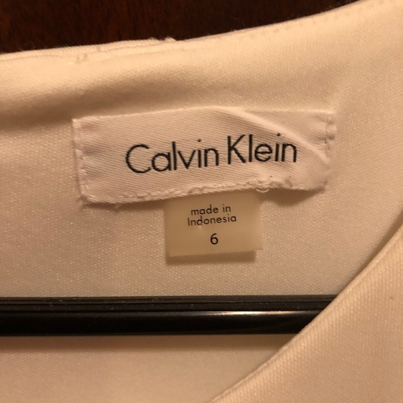 Calvin Klein Women's Floral Print Fit & Flare Dress - Picture 5 of 6